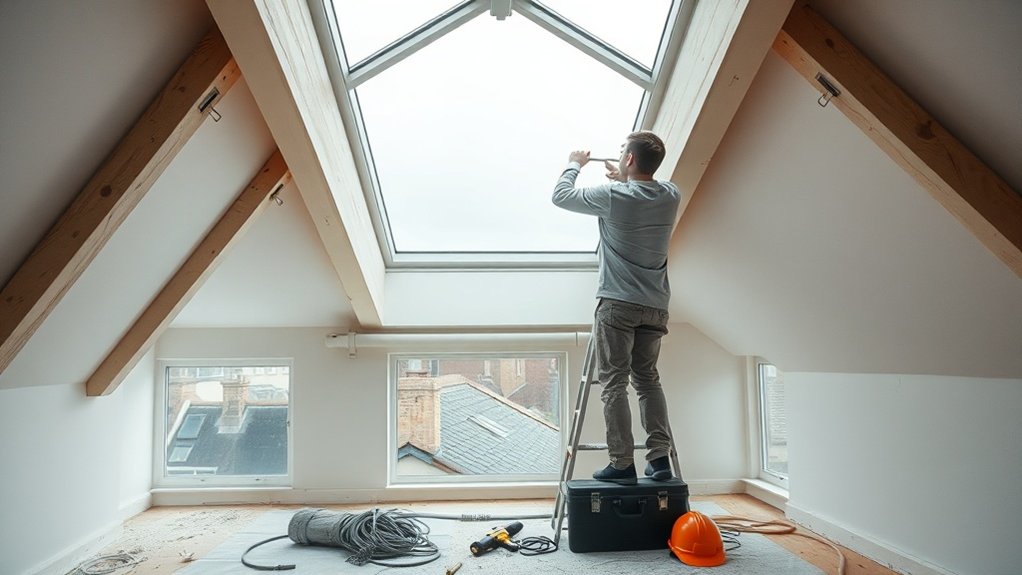 Electric Skylight Installation Putney